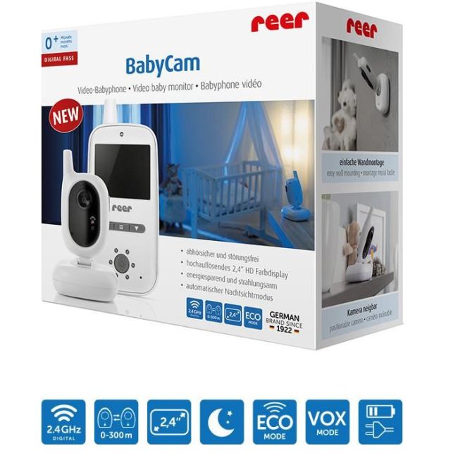 Video monitor digital pentru bebelusi Reer BabyCam 80420