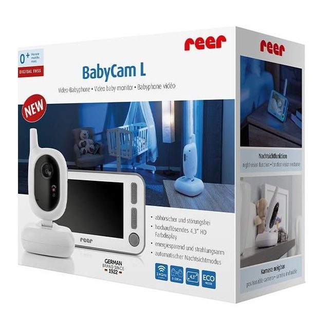Video monitor digital pentru bebelusi Reer BabyCam L 80430