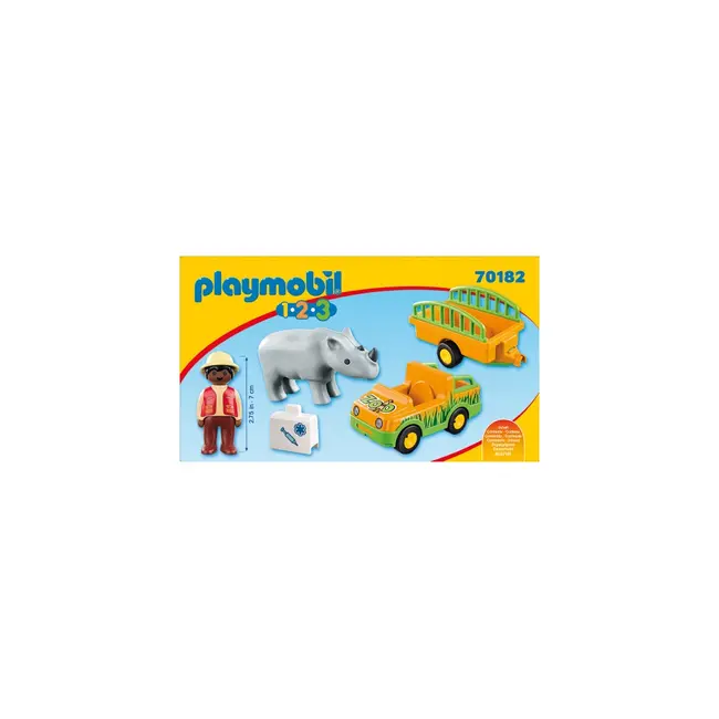 1.2.3 MASINA ZOO CU RINOCER - ARTPM70182