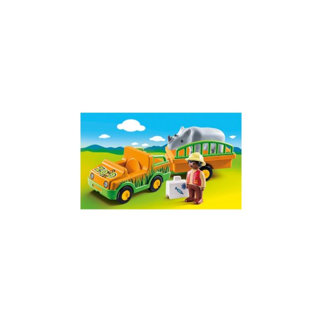 1.2.3 MASINA ZOO CU RINOCER - ARTPM70182