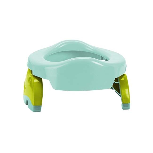 Oliță portabilă pliabilă 2 în 1 Potette Plus culoare turcoaz KDCKDS234