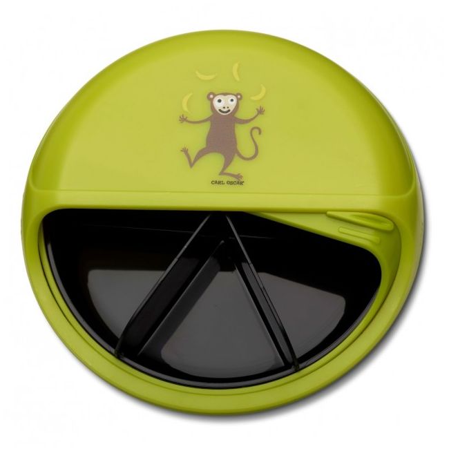 Caserola compartimentata SnackDISC, Carl Oscar, lime KDC108401