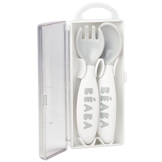 Set lingurita si furculita ergonomica- Gri ERFB913470