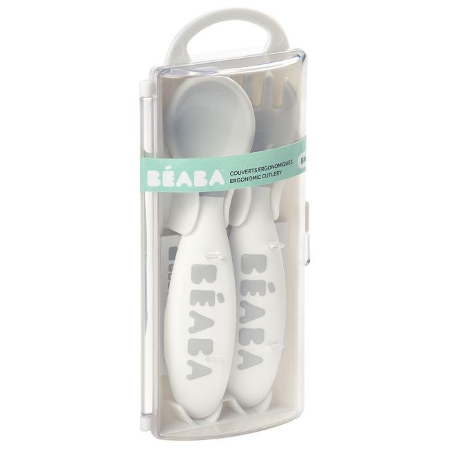 Set lingurita si furculita ergonomica- Gri ERFB913470