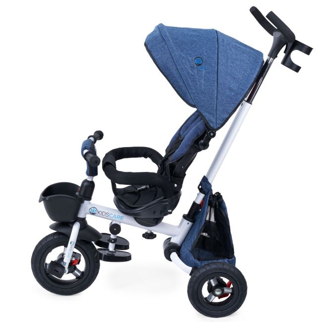Tricicleta pliabila cu scaun rotativ Davos albastru KidsCare SUPKCT902A