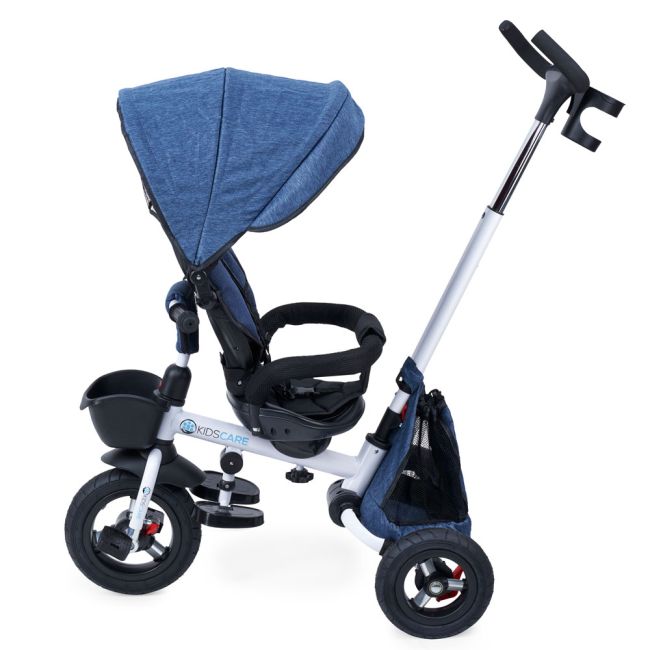 Tricicleta pliabila cu scaun rotativ Davos albastru KidsCare SUPKCT902A