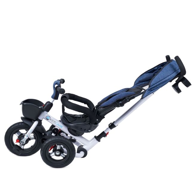 Tricicleta pliabila cu scaun rotativ Davos albastru KidsCare SUPKCT902A