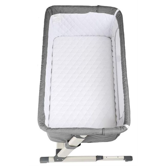 BABY GO-Patut cosleeper 2in1 toghether grey  - BBBBGO-460