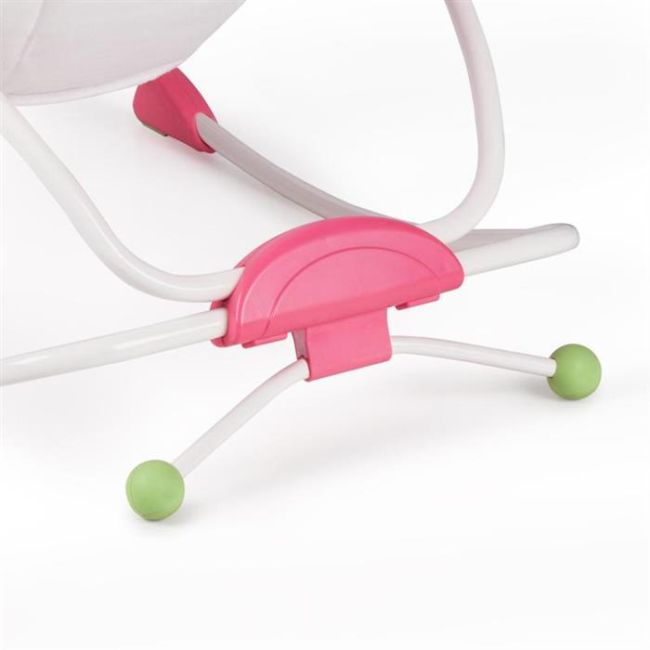 Bright Starts - Balansoar cu vibratii 2 in 1 Raspberry Garden BBB10125
