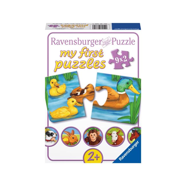 PUZZLE ANIMALE ADORABILE, 9x2 PIESE - ARTRVSPC07331