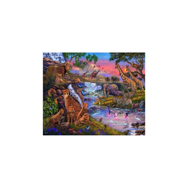 PUZZLE ANIMALE SALBATICE LA RAU, 3000 PIESE - ARTRVSPA16465