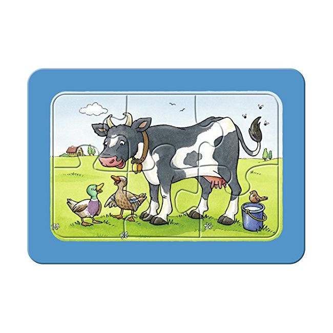 PUZZLE ANIMALELE BUNI PRIETENI, 3X6 PIESE - ARTRVSPC06571