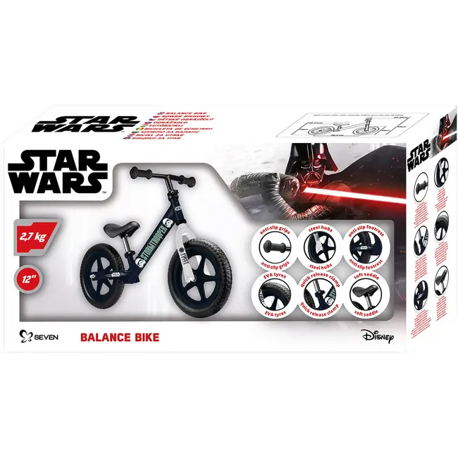 Bicicleta fara pedale 12 Star Wars Stormtrooper Seven SV9912 BBJSV9912_Initiala