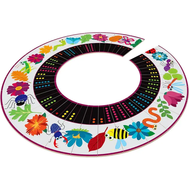 Joc Domino Circular Natura Fiesta Crafts FCT-2928 BBJFCT-2928_Initiala