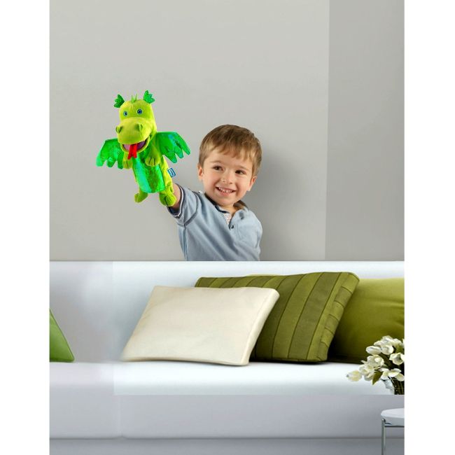 Marioneta de mana Dragonul Verde Fiesta Crafts FCT-2186 BBJFCT-2186_Initiala