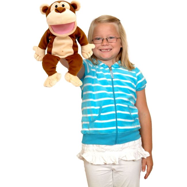 Marioneta de mana Maimutica Fiesta Crafts FCT-2343 BBJFCT-2343_Initiala