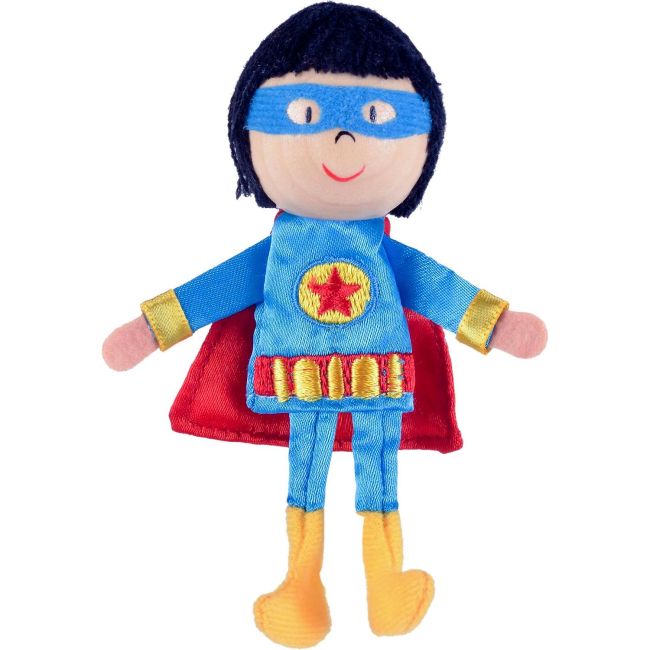 Marioneta pentru deget Baiat Supererou Fiesta Crafts FCG-1053 BBJFCG-1053_Initiala