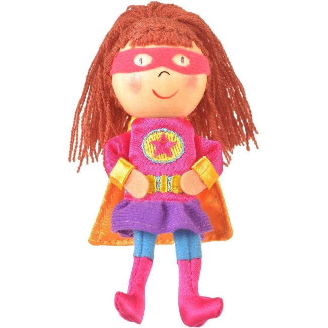 Marioneta pentru deget Fata Supererou Fiesta Crafts FCG-1052 BBJFCG-1052_Initiala