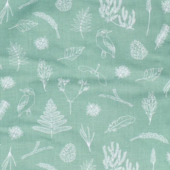 Protectie somn cu 2 fete Baby Nest  Womar Zaffiro AN-BN-02 BBJAN-BN-02_Mint Birds