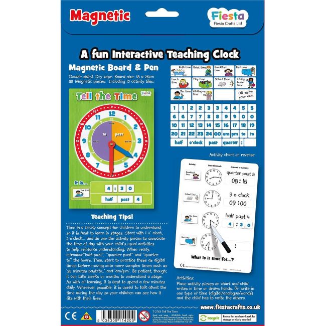 Set magnetic Cat e Ceasul Fiesta Crafts FCT-2763 BBJFCT-2763_Initiala