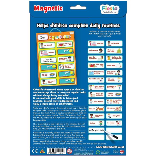 Set Magnetic - Sarcinile mele Fiesta Crafts FCT-2882 BBJFCT-2882_Initiala