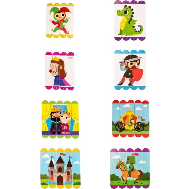 Set puzzle-uri din betisoare lemn - Castel Fiesta Crafts FCT-2934 BBJFCT-2934_Initiala