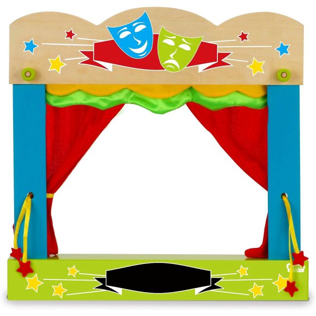 Teatru de papusi pentru marionete de deget Fiesta Crafts FCT-2749 BBJFCT-2749_Initiala