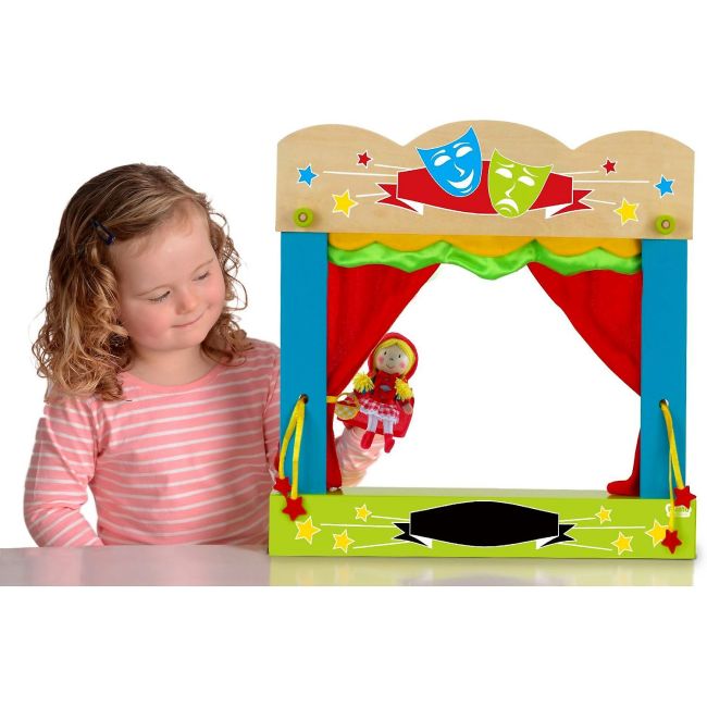 Teatru de papusi pentru marionete de deget Fiesta Crafts FCT-2749 BBJFCT-2749_Initiala