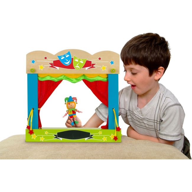 Teatru de papusi pentru marionete de deget Fiesta Crafts FCT-2749 BBJFCT-2749_Initiala