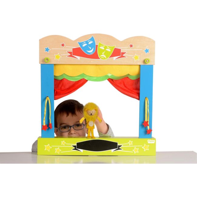 Teatru de papusi pentru marionete de deget Fiesta Crafts FCT-2749 BBJFCT-2749_Initiala