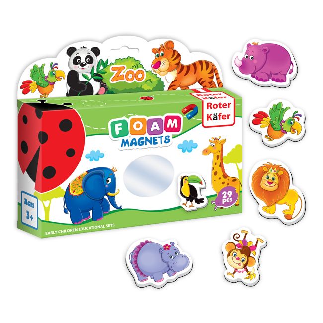 Joc educativ Lumea in Magneti - Gradina Zoologica Roter Kafer RK2101-02 BBJRK2101-02_Initiala