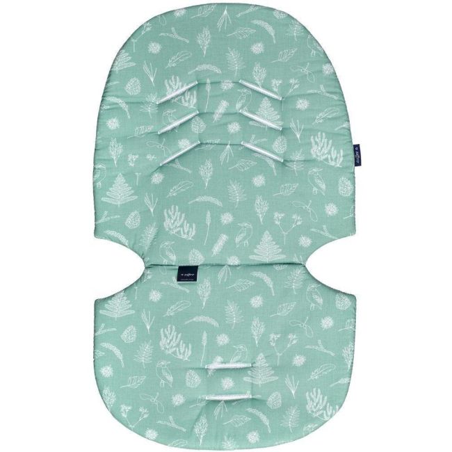 Perna pentru carucior N3 Bumbac Basic Womar Zaffiro AN-PW-60B BBJAN-PW-60B_Mint Birds