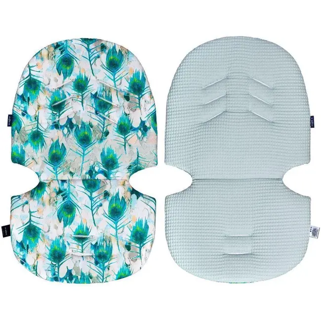 Perna pentru carucior N3 Bumbac Waffle Womar Zaffiro AN-PW-60W BBJAN-PW-60W_Peacock