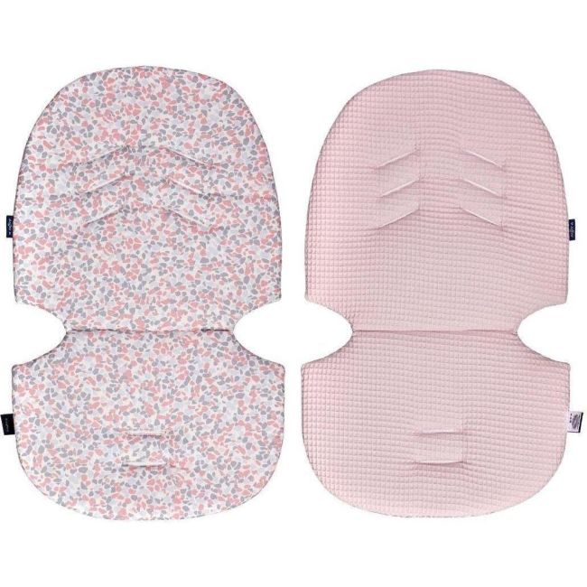 Perna pentru carucior N3 Bumbac Waffle Womar Zaffiro AN-PW-60W BBJAN-PW-60W_Pink Stones