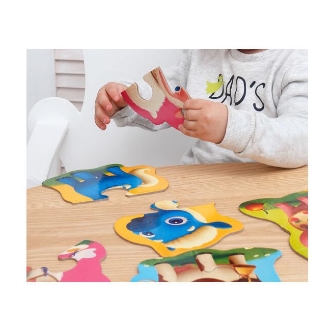 Puzzle Maxi Bebelusi Animale de la Ferma, 13 piese Roter Kafer RK1210-01 BBJRK1210-01_Initiala