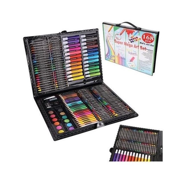 Set pentru pictura 168 piese cu geanta inclusa Iso Trade MY17250 BBJMY17250_Negru