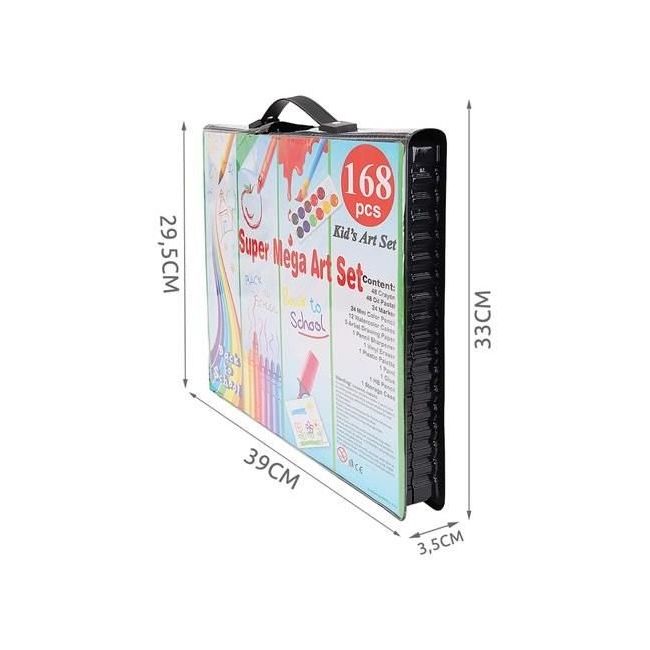 Set pentru pictura 168 piese cu geanta inclusa Iso Trade MY17250 BBJMY17250_Negru