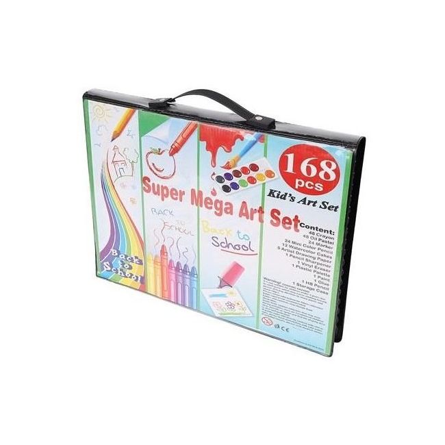 Set pentru pictura 168 piese cu geanta inclusa Iso Trade MY17250 BBJMY17250_Negru