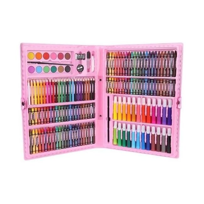 Set pentru pictura 168 piese cu geanta inclusa Iso Trade MY17250 BBJMY17250_Roz