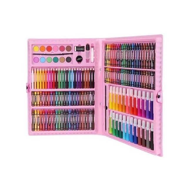 Set pentru pictura 168 piese cu geanta inclusa Iso Trade MY17250 BBJMY17250_Roz