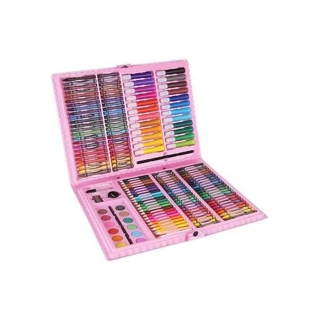 Set pentru pictura 168 piese cu geanta inclusa Iso Trade MY17250 BBJMY17250_Roz