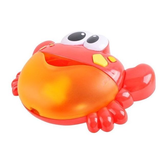 Jucarie de baie, Crab cu baloane muzicale de sapun Iso Trade MY17383 BBJMY17383_Rosu