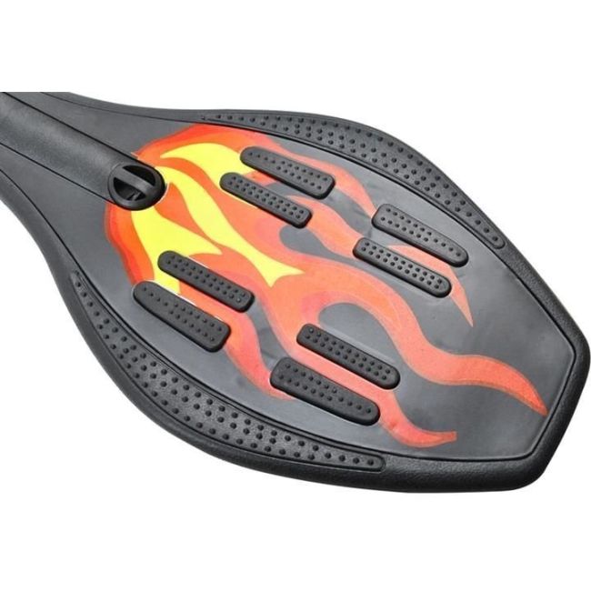 Placa Waveboard 2 roti silicon 75 mm Iso Trade MY2839 BBJMY2839_Negru/Rosu