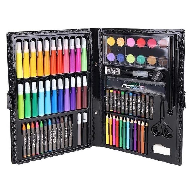 Set pentru pictura 86 piese cu geanta inclusa Iso Trade MY17379 BBJMY17379_Negru