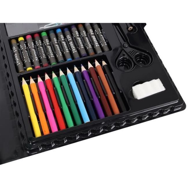 Set pentru pictura 86 piese cu geanta inclusa Iso Trade MY17379 BBJMY17379_Negru