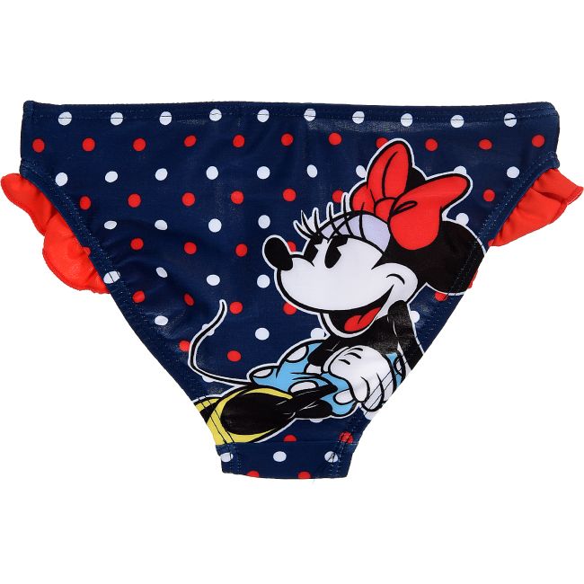 Slipi baie cu volanase Minnie SunCity ET1805 BBJET1805_Albastru/Rosu/Buline_8 ani (128 cm)