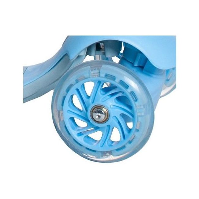 Trotineta buburuza 5 in 1 cu roti Led Kruzzel MY2841 BBJMY2841_Albastru