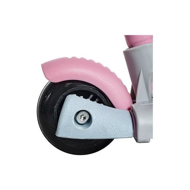 Trotineta buburuza 5 in 1 cu roti Led Kruzzel MY2841 BBJMY2841_Roz