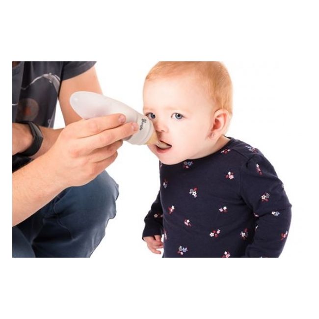 Dispenser mancare Bo Jungle pentru bebelusi Gri - SOLBJB500630