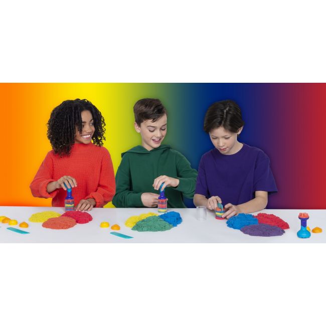 KINETIC SAND SET UNELTE DE CURCUBEU CU ACCESORII VIV6053691